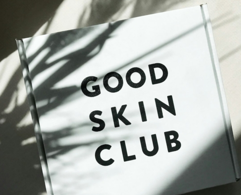 Photo by Good Skin Club text